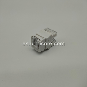 180 grados RJ45 Punch Down Keystone Jack